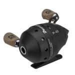 ProFISHiency 2-4-1 Standard Spincast Reel | Pre-Spooled Abrasion Resistant Line |Fast 4.1:1 Gear Ratio |Smooth Double Crank Soft EVA Grips |Black/Cork