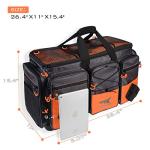 KastKing Fishing Tackle Bags, Fishing Gear Bag, Saltwater Resistant Tackle Bag,Extra-large Hawg (C: Extra-large Hawg (Without Trays, 26.4"x11"x15.4"))