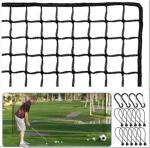Amazgolf Golf Net,10x10Ft Golf Practice Net,Sports Practice Barrier Net, Heavy Duty Ball Netting Golf Hitting Net, DIY Ball Net,Baseball Net Hockey Net and Chipping Net