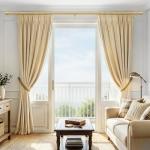 IFELS Heavy Duty Curtain Rods for Windows 66 to 120 Inch, 1 Inch Gold Curtain Rod Adjustable, Decorative Long Curtains Rods with Metal Finials, Easy Installation and Modern Design (A2,Gold,30"-120")