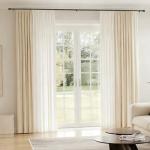 5/8” Diameter Curtain Rods 30-90 Inch, for 30-84 Inch Windows, Adjustable Splicing Black Curtain Rods for Windows with Brackets, Window Rod Long Small Curtains Rod