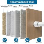 AIZESI 2pcs Spring Tension Rods Adjustable 26 to 39 inch Small Tension Curtain Rod No Drilling Expandable Spring Loaded Curtain Rod,Suitable for Doors and Windows 28 to 36 inch, White