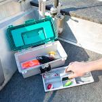 Sheffield 12671 13" Tackle Box, Tool Box, Craft Storage, Fishing Gear and Art Supply Storage Organizer, Gifts for Men, Gifts for Women, Made in USA