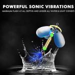 TRUSCEND Well-Made Rooster Tail Fishing Lures with Flash Copper Body and Blade, Two-Way Spinning Spoons System Fishing Spinners for Jigging, Freshwater Crappie Jigs, Blade Bait for Bass Trout Walleye