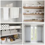 AIZESI 2pcs Spring Tension Rods Adjustable 26 to 39 inch Small Tension Curtain Rod No Drilling Expandable Spring Loaded Curtain Rod,Suitable for Doors and Windows 28 to 36 inch, White