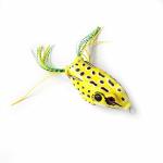 LENPABY 5pcs Frog Lure Ray Frog Topwater Fishing Crankbait Lures/Artificial Soft Bait 5.5CM 8G Soft Tube Bait,Especially for Bass Snakehead,Freshwater Soft Bai Musky Tackle Box Spitted weedless bas