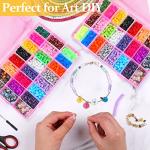 2 Pack 24 Grids Pink Plastic Organizer Box, Storage Container with Adjustable Divider, Craft Organizers and Storage Bead Storage Organizer Box for DIY Jewelry Tackles with 2 Sheets Label Stickers