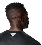 Columbia Men's Terminal Tackle Long Sleeve Fishing Shirt, Black/Gulf Stream Logo, XX-Large