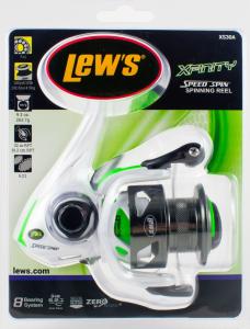LEW'S XFINITY SPEED SPIN XS30A 6.2:1 SPINNING REEL CLAM PACK