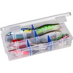 Flambeau Outdoors 2003 Tuff Tainer, Fishing Tray, Includes [15] Zerust Dividers, 18 Compartments, Blue, Transparent white - 7" x 4.12" x 1.5"