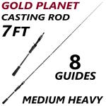 Fishing Spinning Rod Carbon Fiber Portable Medium Fast Lightweight