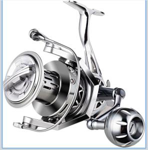 GARRET Big Game Surf Spinning Fishing Reel, 12000 Aluminum Frame 55lb Drag