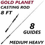 Fishing Spinning Rod Carbon Fiber Portable Medium Fast Lightweight