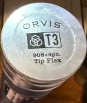 ORVIS T3 9', 8 WT 4 PIECE TIP FLEX FLY ROD USED ONCE