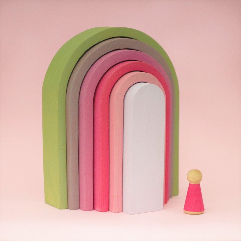 Woodland-Themed Baby Play Gym Arch