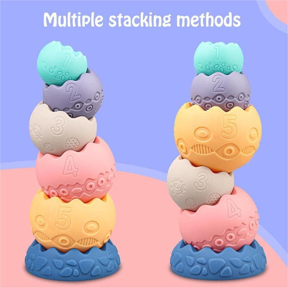 Soft Stacking Balls and Blocks for Babies