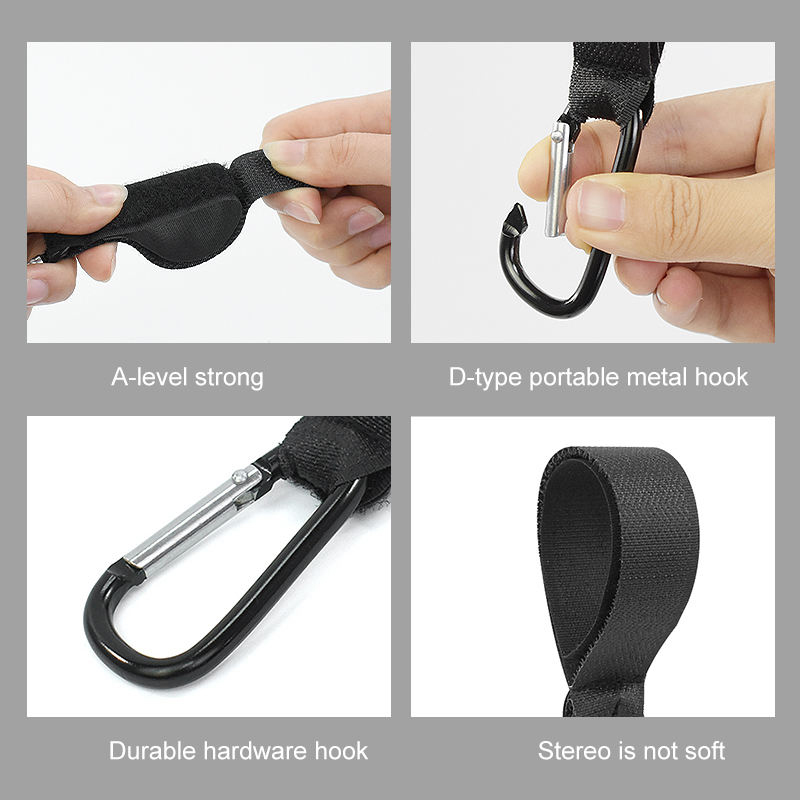 Aluminum Carabiner Stroller Hook for Baby Accessories