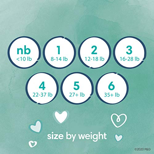Pampers Pure Protection Newborn Diapers, 76 Count
