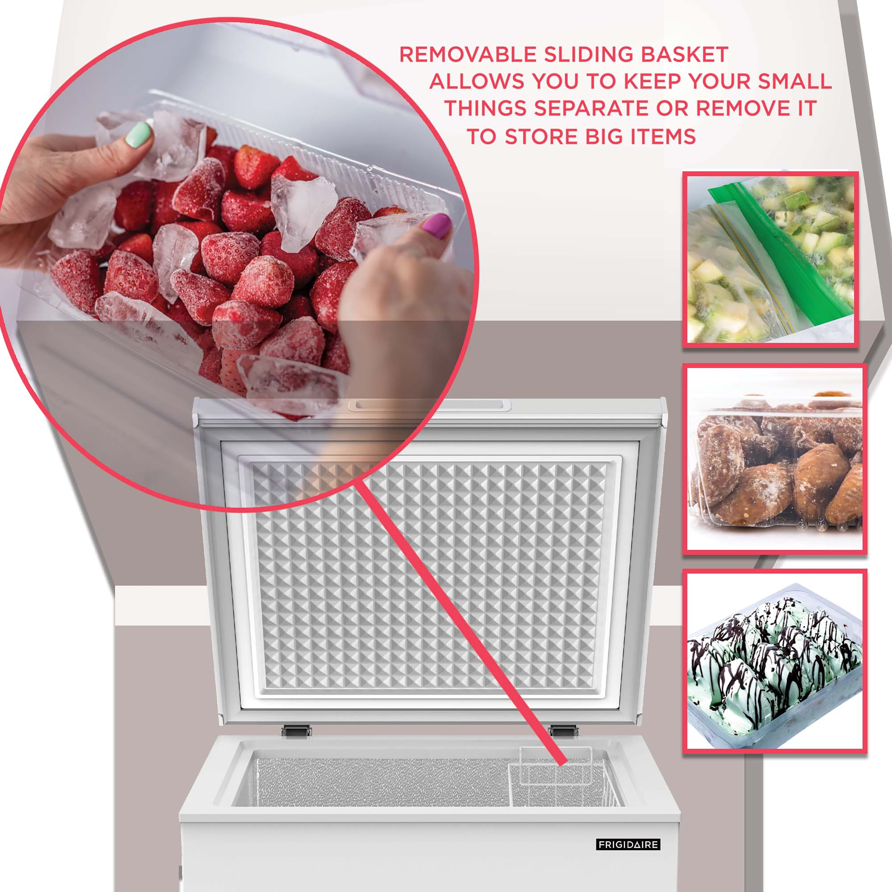 Frigidaire 7.0 Cu. ft. White Chest Freezer