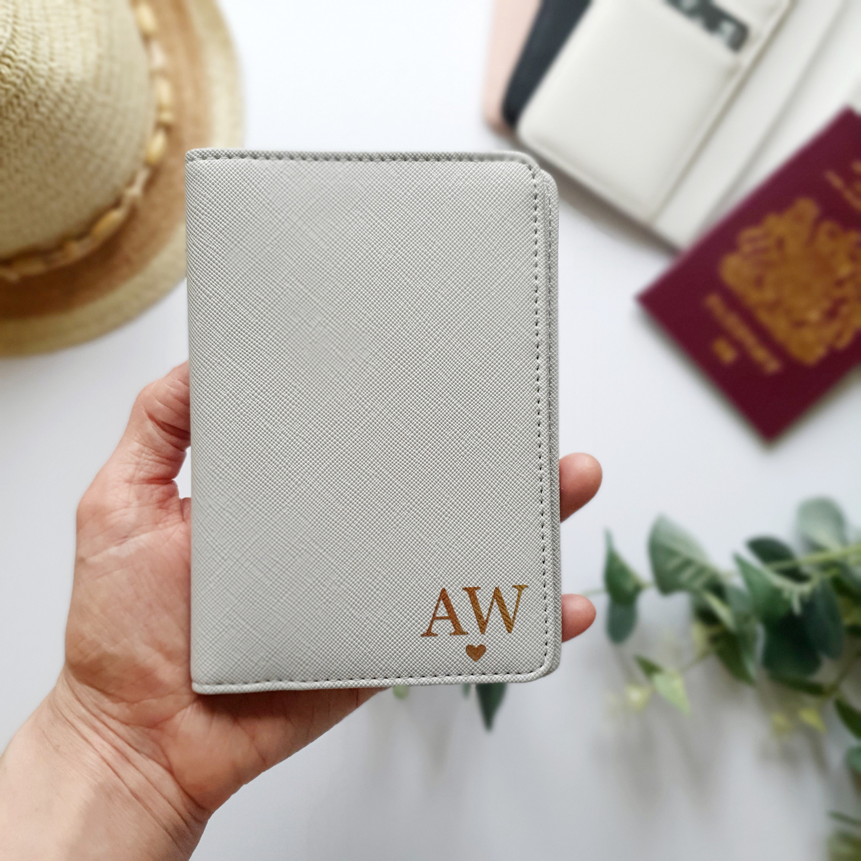 Personalized Travel Set: Passport Holder & Luggage Tag