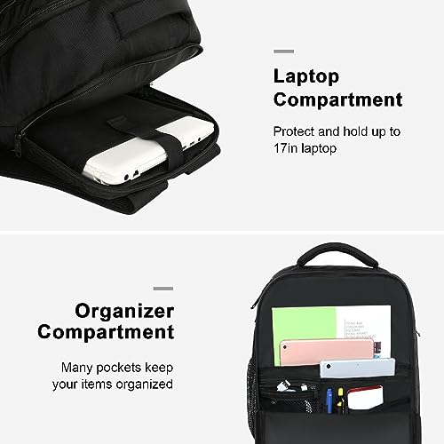 Matein Travel Laptop Backpack with Shoe Compartment