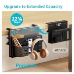 Under Desk Laptop Storage Organizer with Pegboard