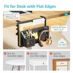 Under Desk Laptop Storage Organizer with Pegboard