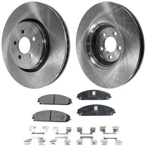 Front Disc Brake & Pad Kit for Chrysler 300