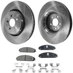 Front Disc Brake & Pad Kit for Chrysler 300