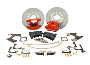 GM Rear Disc Brake Kit with Red Wilwood Calipers