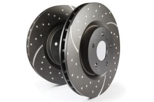 EBC GD7558 Sport Slotted Rear Rotors - Dodge Durango