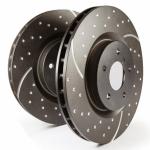 EBC GD7087 Slotted Front Rotors for Acura/Honda