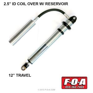FOA 2.5" Coil Over Shocks - 12" Travel