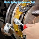 Metal Brake Caliper Spring Tool Kit with T-Handle