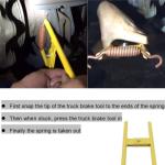 Heavy Duty Brake Spring Tool for Trucks