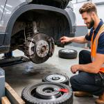 Metal Brake Caliper Spring Tool Kit with T-Handle