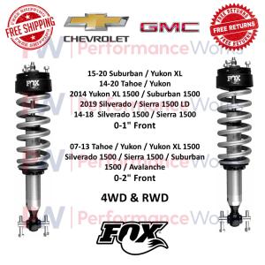 Fox Coil-over Shock Set for Silverado/Sierra 1500