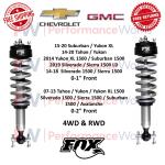 Fox Coil-over Shock Set for Silverado/Sierra 1500