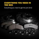 Power Stop Z36 Brake Pad and Rotor Kit