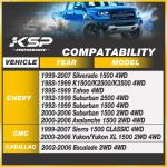 1-3" Torsion Bar Lift Kit for Silverado Sierra