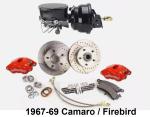 1967-69 Camaro Red Wilwood Disc Brake Kit