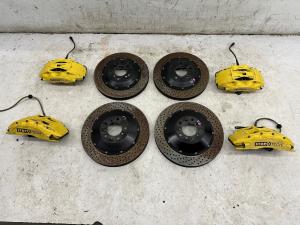 BMW E9x M3 StopTech Big Brake Kit Yellow