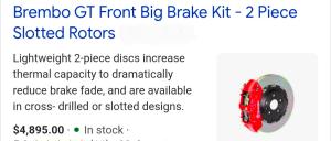 Brembo High-Performance Big Brake Kit