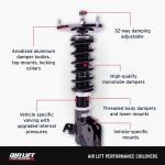 Air Lift Coilover Kit for 2018-2025 Honda Accord