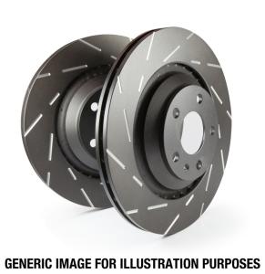 EBC Slotted Front Rotors for Enhanced Stopping Power