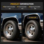 3" Lift Spindles for Chevy Truck/SUV 2WD