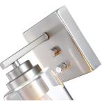 Pia Ricco 9" Brushed Nickel Wall Lanterns (Set of 2)