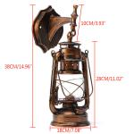 Rustic Wall-mounted Vintage Indoor Lantern Sconce