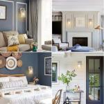 Pia Ricco 9" Brushed Nickel Wall Lanterns (Set of 2)