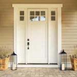 Set of 2 Black Metal Lanterns for Home Decor